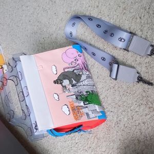 Min & Mon Vali Crossbody Handbag Plastic Handle - Hairy Harold